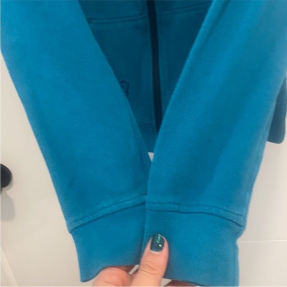 FOX | Teal Zip up Hoodie | XS - Picture 5 of 9